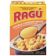 Ragu Double Cheddar Sauce, Made with Real Cheese, 15.5 oz Tetra pack