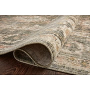Chris Loves Julia x Loloi Rosemarie Sage/Blush 3'-2 x 3'-2 Round Area Rug
