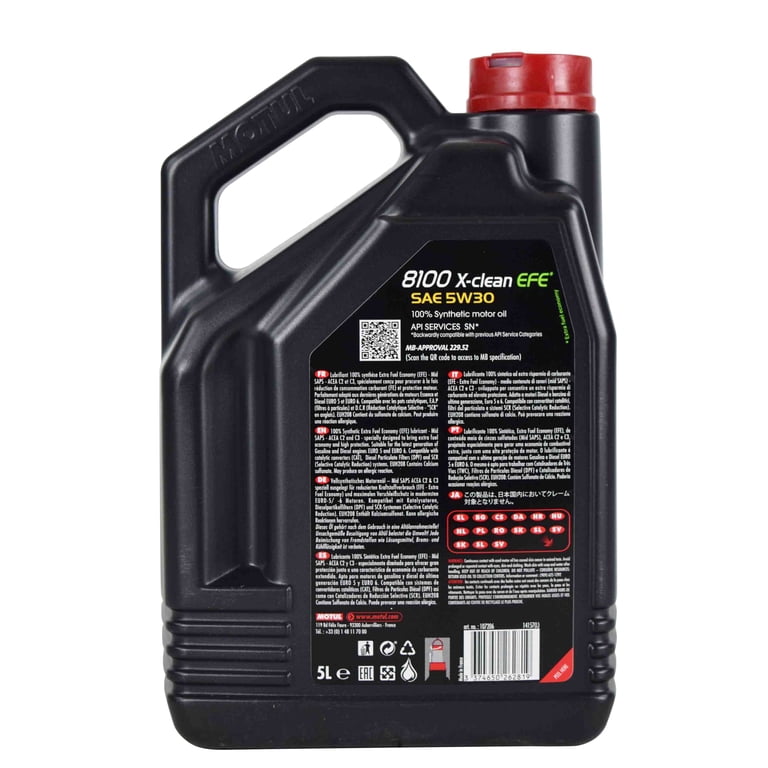 Free Shipping! Motul 8100 X-Clean EFE 5W30 5L - Walmart.com