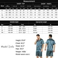 thumbnail image 5 of Men's Silk Pajama Set | Silky Satin | Short Sleeve Top and Shorts | Button Pajama Set, 5 of 8