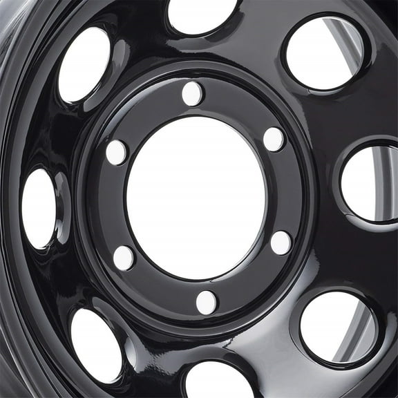 Pro Comp Series 97 Steel 17" Wheel 6x5.5 17x9 6 Lugs, Gloss Powder Coated Black