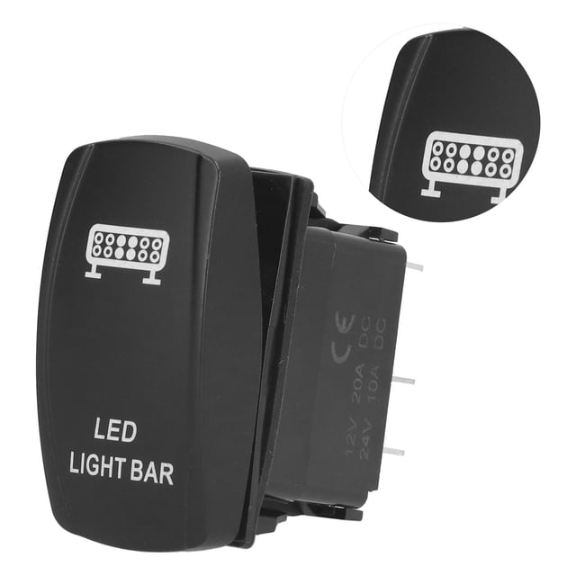 Interruptor Basculante, Precableado Interruptores Impermeables Para Barcos 2 Piezas De 5 Pines Para Camiones Para Automóviles Para Marina