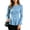 A06-Light Blue, variant on Aswuknt Women's Fall Winter Ribbed Knit Cardigan Long Sleeve Button Front Peplum Dressy Casual Work Sweater Top