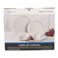 thumbnail image 2 of Vajilla de Cerámica MainStays 16 Piezas Blanco, 2 of 4