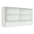 thumbnail image 1 of Alacena Gabinete Superior Madesa Glamy 2 Puertas Corredizas de Cristal y 1 Nicho G25127PRMB, 1 of 4