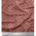 thumbnail image 1 of Soimoi Satin Silk Fabric Damask & Argyle Geometric Print Fabric by The Yard 42 Inch Wide, 1 of 1