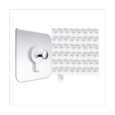 Cabilock Garland Hooks Outdoor Self Adhesive Wall Hooks 10pcs Heavy Duty Wall Hangers Without Nails Wall Hooks For Hanging Wall Hangers Adhesive Hooks, Stick Sticky Wall Hooks Magnetic Purse Hanger