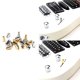 thumbnail image 4 of Tapas de botón de plástico Eigraketly impermeables para guitarra Accesorios ligeros, 4 of 6