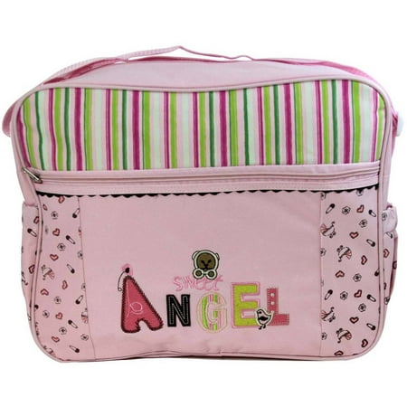 Baby Ziggles Heavy-Duty Diaper Bag, Pink - 0
