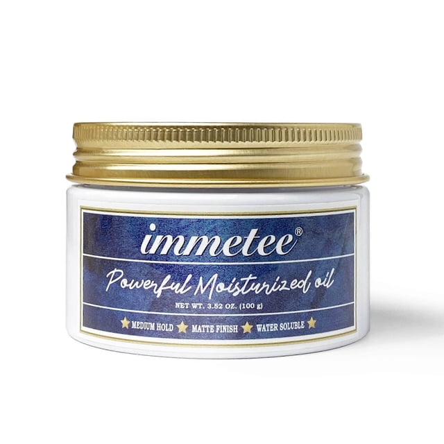 Cera para el cabello para hombre, fijación fuerte, acabado mate, fácil de enjuagar con agua, acabado natural, 100 g