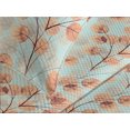 thumbnail image 3 of Ambesonne Autumn Leaves Quilted Coverlet 3 Pcs, Simple Leafy Branches, King Size, Mint Green Burnt Sienna, 3 of 4