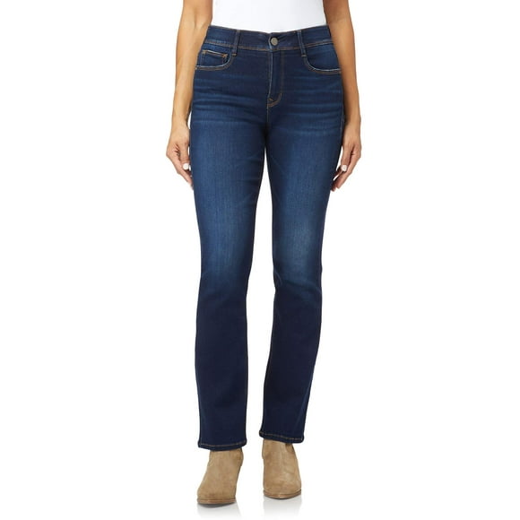Angels Forever Young Women's Size 360 Sculpt Bootcut Jeans, Blue, 18 Plus