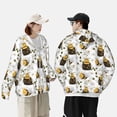 thumbnail image 4 of Fotbe Abeille Insecte Hommes Femmes Veste de Protection Solaire UPF 50+ à Capuche Chemise Rafraîchissante avec Poches Randonnée Plein Air Performance-Moyen, 4 of 7