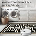 thumbnail image 5 of ODIKA 6' x 9' Machine Washable Non-Slip Area Rug, Geometric Maze High Traffic Rug, Beige, 247208, 5 of 7