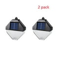 thumbnail image 2 of Qocolhg Solar Wall Lights Solar Fence Lights Deck Lights RGB Color Changing + White Lights Outdoor Solar Step Lights Waterproof LED Solar Powered for Stairs Step Garden Yard Patio, 2 Pack, Clearance, 2 of 7