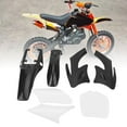 thumbnail image 1 of Plastic Fairing Body Cover Kit, Fade  Motorcycle Mudguard  for Apollo  Dirt Bike Black,White,Orange,Red, 1 of 8