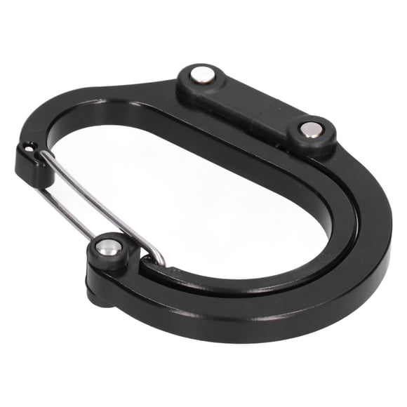 Carabiner Clip, Durable Aluminium Alloy Climbing Carabiner for Hiking for Travel for Outdoor Red,Black
