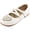 White, variant on Ablanczoom Girls Flats for Dress: Sandals Girl Ballet Flats Wedding Party School Shoes