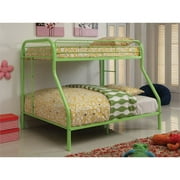 Rosebery Kids Twin over Full Metal Bunk Bed in Green