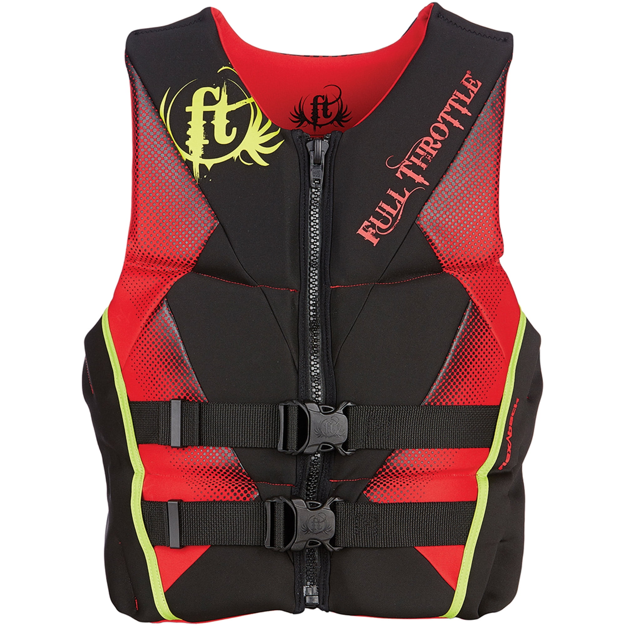 Full Throttle Men's Hinged Rapid-Dry Flex-Back Vest by Full Throttle