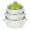 Green, variant on VAETTLO 3Pcs Vintage Enamel Stock Pot Set with Lid,34oz/51oz/68oz Retro Flower Cooking Pot, Flat Bottom Stew Pot with Dual Handles for Induction & Gas Stove Kitchen Use