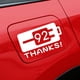 thumbnail image 5 of Y368# 92# 93# 95# 97# Adhesivo decorativo para tapa de tanque de combustible con señal de gasolina, 5 of 5