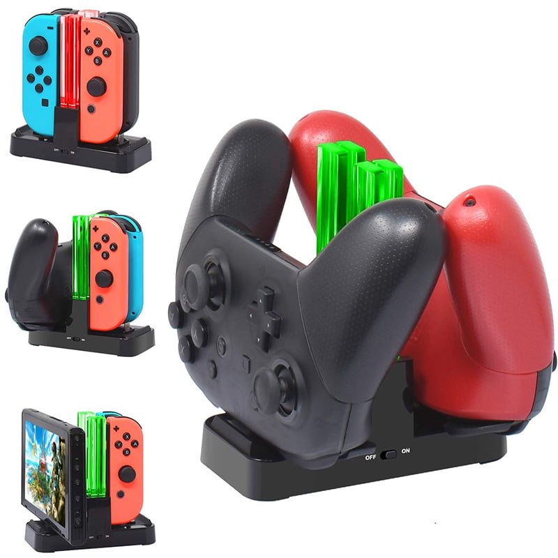 Charger For Nintendo Switch Pro Controllers And Joy Cons Charging Stand For Nintendo Switch With 2 Type C Usb Ports And 1 Type C Usb Charger Cable Walmart Canada Charger For Nintendo Switch Pro Controllers And Joy Cons Charging Stand For Nintendo Switch With 2 Type C Usb Ports And 1 Type C Usb Charger Cable Walmart Canada