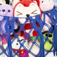 thumbnail image 4 of Hamaca de almacenaje para peluches Diocos de algodón macramé azul, 4 of 6