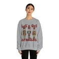 thumbnail image 2 of Let's Get Crackin Nutcracker Funny Christmas Sweatshirt Ugly Christmas Sweater Sport Grey Large, 2 of 4
