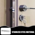 thumbnail image 3 of Door Handle Spindle Bar Silver Stainless Steel 2Pcs 2.1X0.3X0.3In, 3 of 8