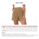 thumbnail image 5 of Pantalones cortos para mujer, cintura media, color puro, suaves, transpirables, sueltos, pantalones cortos para citas y trabajo, 5 of 5