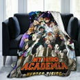thumbnail image 6 of My Hero Academia Blanket, Anime Throw Blanket For Couch Sofa Bed, Soft Cozy Lightweight Warm Flannel Blanket, Home Decor, Anime Gifts For Boys Girls Kids Teens, 80"X60", 6 of 9