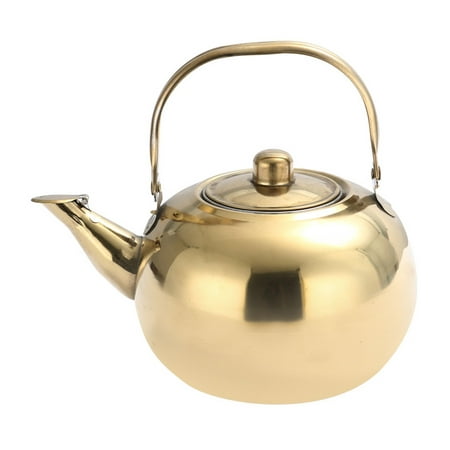

Stainless Steel Tea Kettle Teapot with Filter 1L/1.5L/2L/2.5L for Kitchen Camping Metal Infuser Teapot Water Coffee Pots