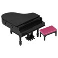 thumbnail image 4 of 1 Set Mini House Piano Stool Doll House Musical Instrument Doll House Adornments, 4 of 8