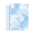 thumbnail image 1 of Nvzi watercolor halo dyeing packaging paper bouquet floral packaging material gift flower packaging paper (blue), 1 of 5