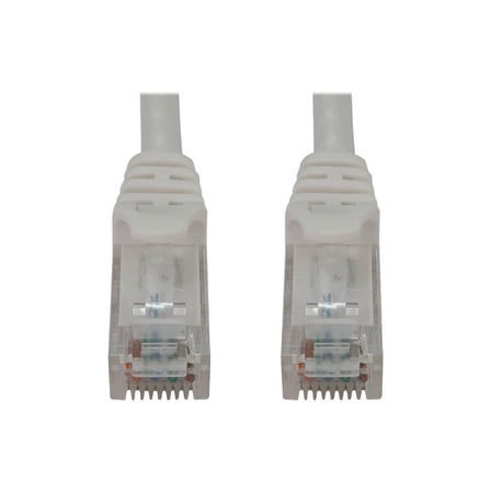 Eaton Tripp Lite Series Cat6a 10G Snagless Molded UTP Ethernet Cable RJ45 M/M PoE White 6 ft. 1.8 m