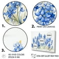 thumbnail image 3 of Designart "Dreamlike Blue Bonnets Minimalism I" Blue Bonnets Floater Framed Wall Art Living Room, 3 of 5