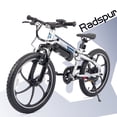 thumbnail image 3 of JOYSTAR Radspur Electric Bike 20" with 250W Brushless Motor, 15 Miles 15MPH Electric Mountain Bicycle with Removable Battery, White, 3 of 7