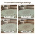 thumbnail image 7 of ODIKA Fuzzy Centerpiece Fluffy Dots Winter Tones Alfombra Para Sala for Playroom, Bedroom, Reading Nook, Pet Friendly & Kids Safe Play, 7 of 7