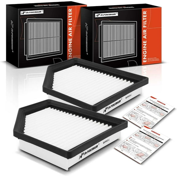 A-Premium 2-PC Engine Air Filter Compatible with Nissan Sentra 2020 2021 2022 L4 2.0L
