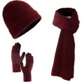 thumbnail image 1 of Conjunto de gorro, bufanda y guantes: trío de calidez invernal CozyKnit Elegance for Chilly Days, 1 of 5
