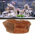 thumbnail image 4 of Fish  Decoration Rock Caves, Natural Rest Multipurpose Simulation Fish  Hideout Caves Safe Landscaping  For Fish  14x7x8.1cm / 5.5x2.8x3.2in, 4 of 8