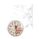 thumbnail image 3 of Reloj de pared silencioso de hierro Rural europeo antiguo antiguo de doble cara jardín pasillo al aire libre blanco, 3 of 8