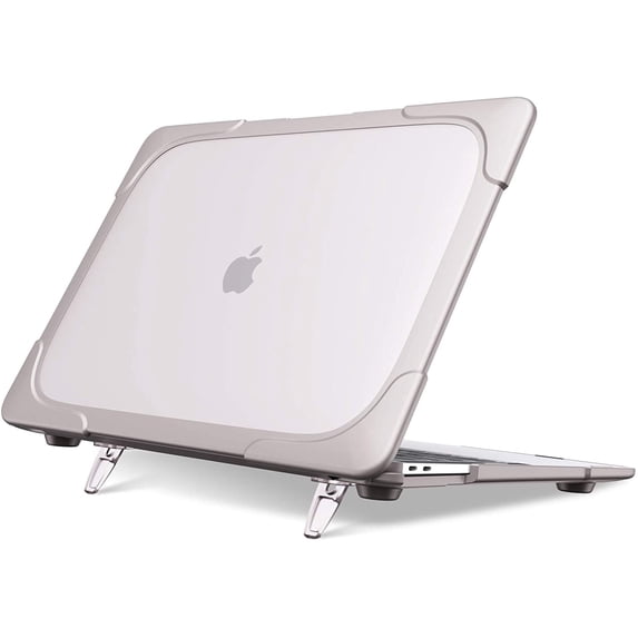 Case for MacBook Air 13" A2337 (M1) / A2179 / A1932, Heavy Duty Matte Coated Hard Shell Cover with Fold Kickstand