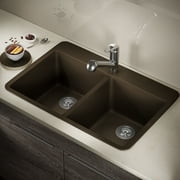 T802-Mocha Quartz Granite Sink