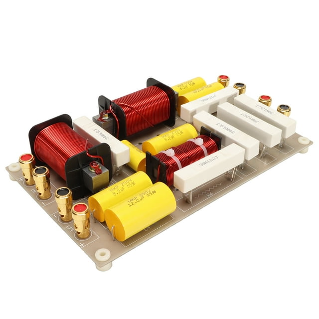 Crossover de 3, Filtros de Cruce de 3 Cablado Fácil de Alta Potencia 2300 KHz Para Altavoz de Etapas