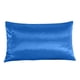 thumbnail image 2 of Funda de almohada cómoda de seda sintética tamaño Queen de 20 x 30 pulgadas, funda de cojín decorativa Azul, 2 of 9