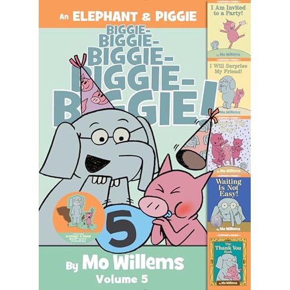 Pre-Owned An Elephant & Piggie Biggie! Volume 5 (An Elephant and Piggie Book), 9781368109024, 1368109020, Hardcover,