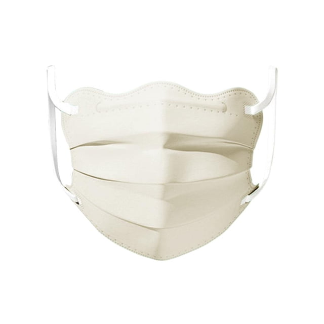 Face Masks 10 PCS - 3-Ply Disposable Face Masks for Adults, Breathable Protection with Soft Ear Loops, Individually Wrapped, Lightweight Dust Protection