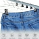 thumbnail image 4 of 30Pcs Perchas para Pantalones con Clip, Clip Pantalones Antideslizantes, Clips de Goma sin Arrugas, Perchas de Acero Inoxidable con Gancho Giratorio para Faldas y Jeans (30CM), 4 of 5